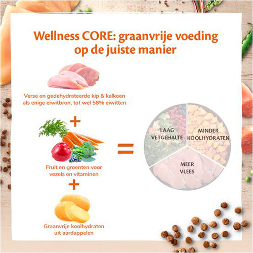 Wellness Core kattenvoer - droogvoer - Dry - verschillende smaken - 0,3 - 1,75 - 4 kg