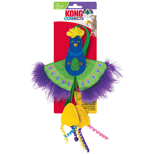 Kong kat connects peacock - gevuld met catnip