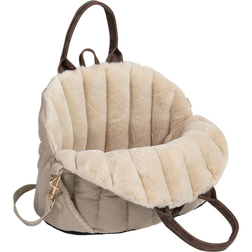 Animal Boulevard Home&Away Stadstas/ Draagtas Diana Boucle - Verkrijgbaar in Beige en Bruin