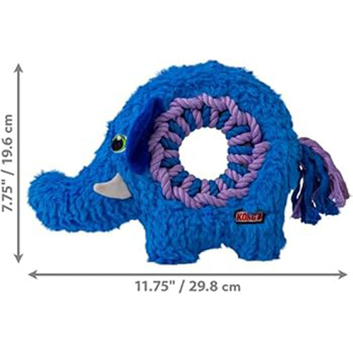 Kong Hundespielzeug – Ringaroos Elefant, mittelgroß – 19,6 x 29,8 cm