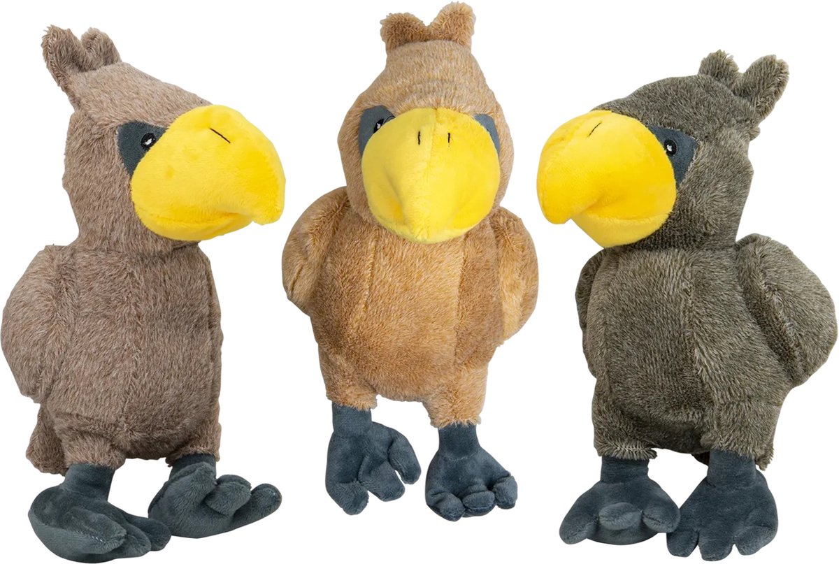 Jack And Vanilla - Speelgoed - Velveties Valk - Assorti - 21cm 49/0696 - 177185