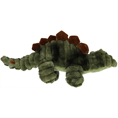 Das Boon Hundespielzeug – Stef der Stegosaurus – mit Quietsch-, Grunz- und Knistergeräuschen – erhältlich in 65 und 90 cm