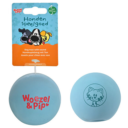 Woezel & Pip Hundespielzeug – Latexball 7,5 cm – Erhältlich in 4 Farben