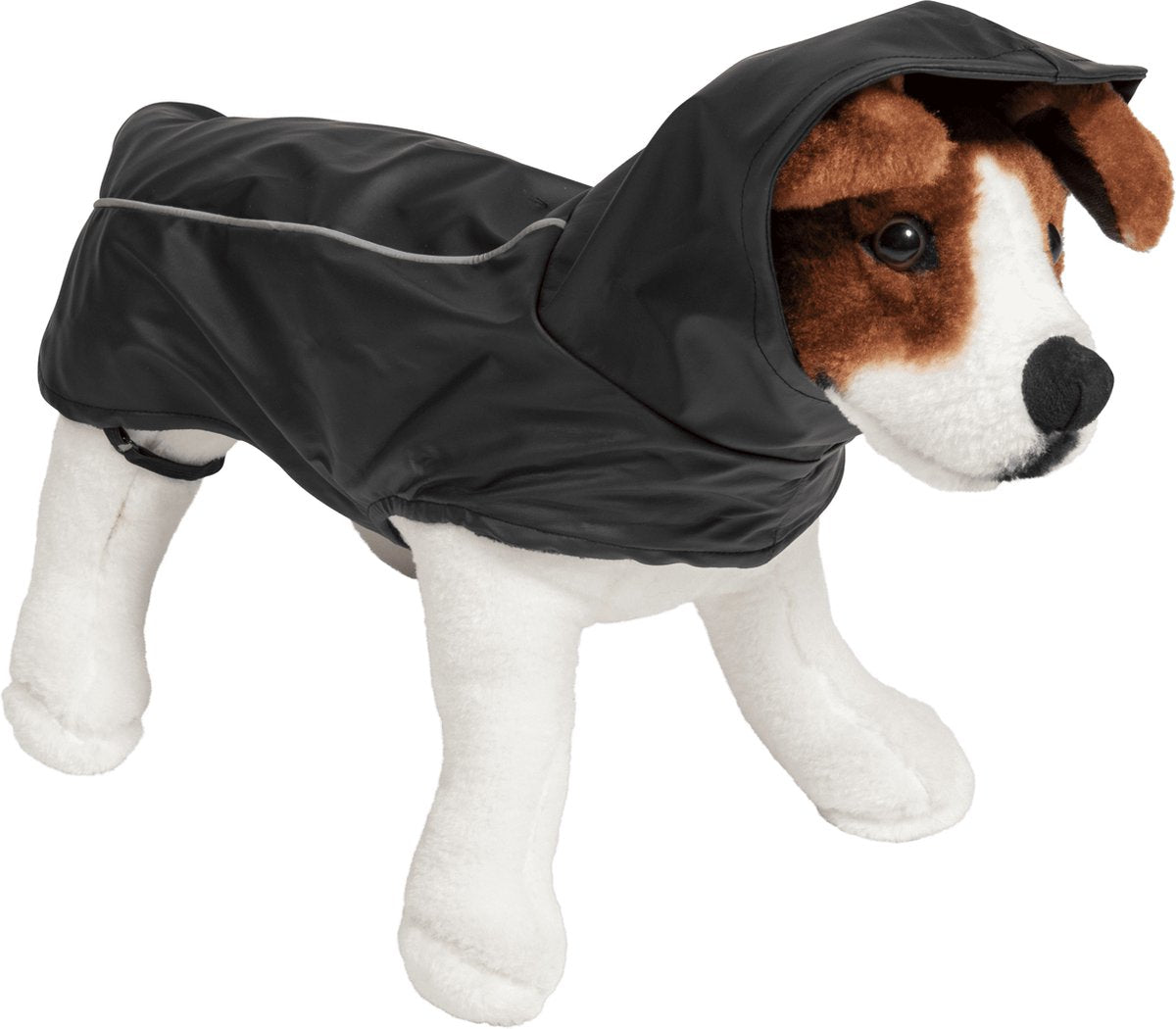 JV FISHERMAN JACKET Regenjas met kap Zwart-ML 45cm