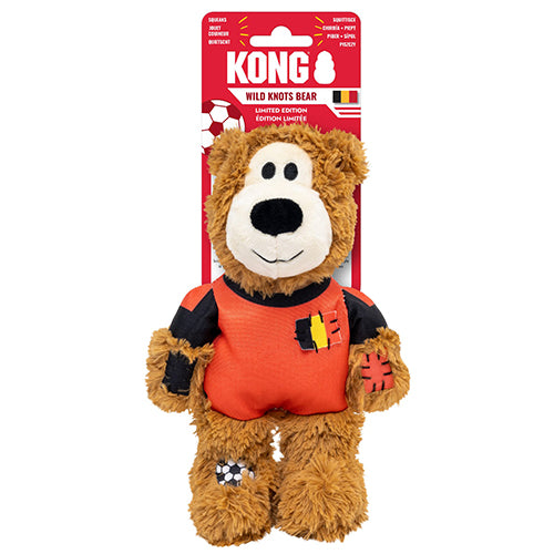 Kong Wild Knots Sportbär Mittelgroß Belgien Belgischer Fußballbär