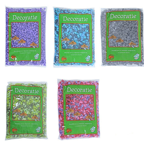 Aquariumgrind - deco - 1 kg - verschillende kleuren
