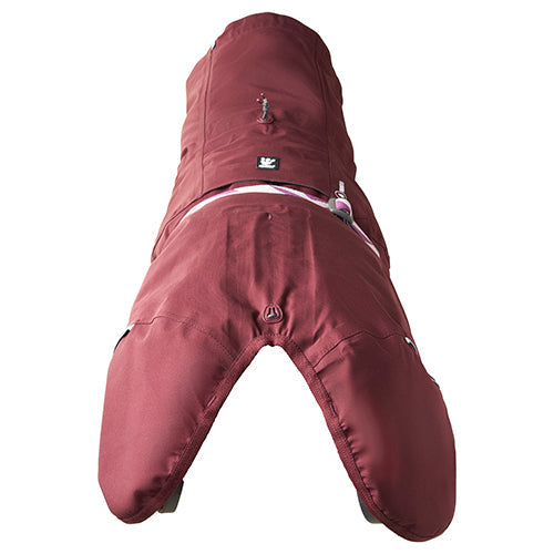 Hurtta - Mudventure Coat - 4 seizoenen regenjas - geel - grijs - bordeaux