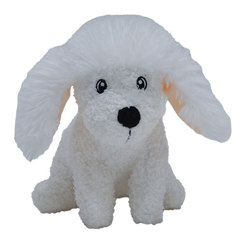 WOOFLES - Kuscheltier - Pudel mit Quietscher und Knusperweiß - 24 cm