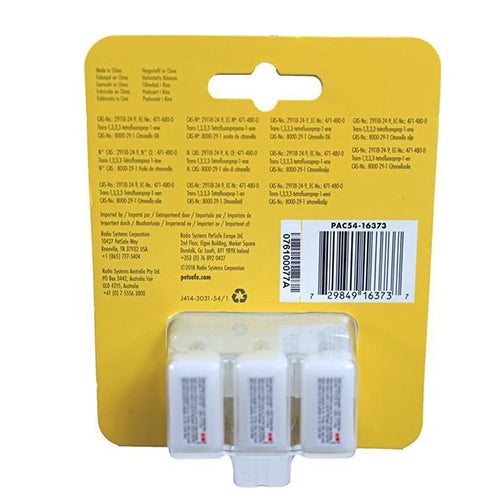 PetSafe Antibellhalsband-Nachfüllpackungen – 1 Packung mit 3 Kartuschen – Citronella