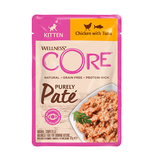 Wellness Core kattenvoer - pate Purely natte voeding 85 gram