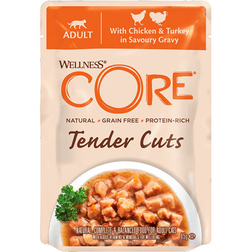 Wellness Core kattenvoeding - natvoer in zakje - 1 x 85 gram