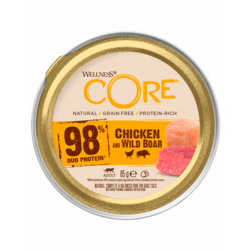Wellness core kattenvoer kuipje Meat 85 gram in verschillende smaken