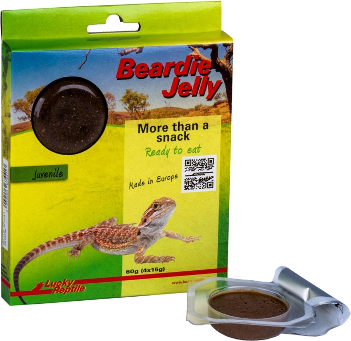 Lucky Reptile Beardie Jelly juvenil 4x 15g