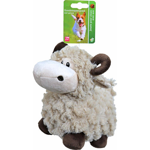 Boony Plüschschaf, beige mit Quietscher, 18 cm