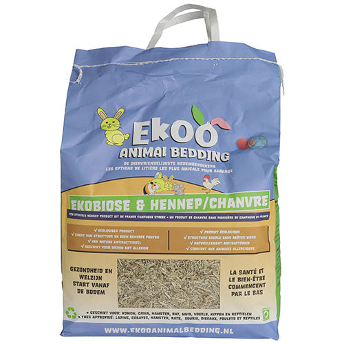 Ekoo Animal Bedding Ekobiose & Hennep - 25 liter