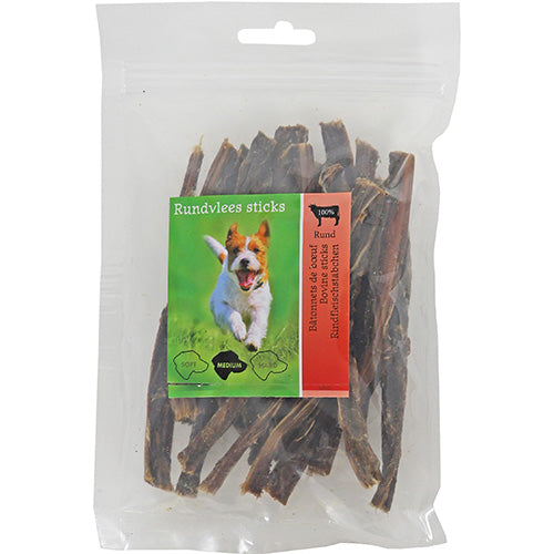 Natuurlijke Snack Rund - Rundvlees Sticks 100 gram