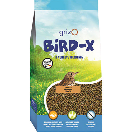 Opfokvoer Bird-X pateekorrels 1 - 5 - 20 kg