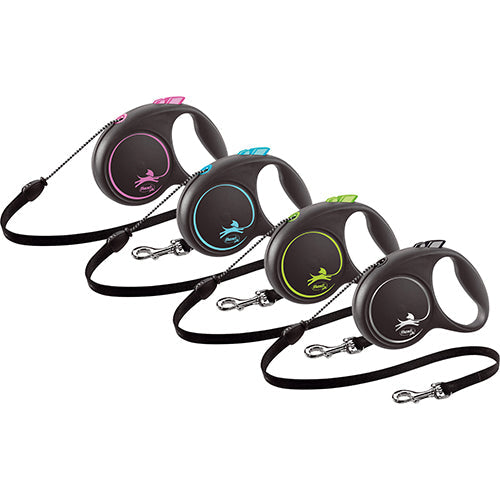 Flexi rollijn Black Design koord 5 meter