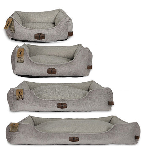 Boony est1941 premium hondenmand orthopedisch almond peach