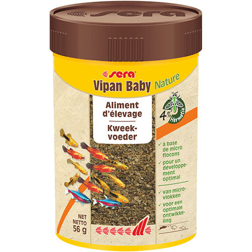 sera Vipan Baby Nature 50 - 100 ml - 1,3 kg micro vlokken