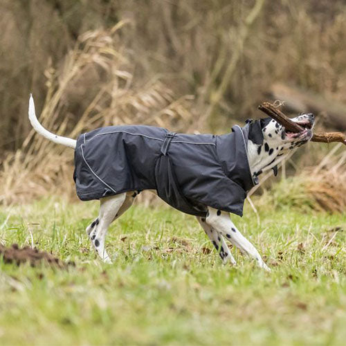 Trixie Calvi Hundemantel, Schwarz, Größe S: 40 cm