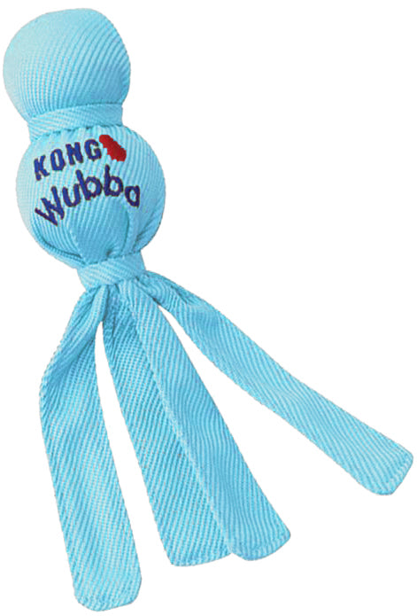 Kong Wubba Puppy – Verschiedene Farben (Rosa oder Blau) – 22 cm