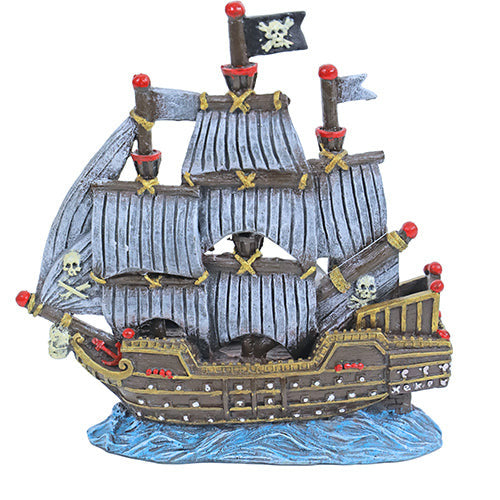 Boon Aqua Deco Gezonken Piratenschip Gekleurd - 25x25x7 cm