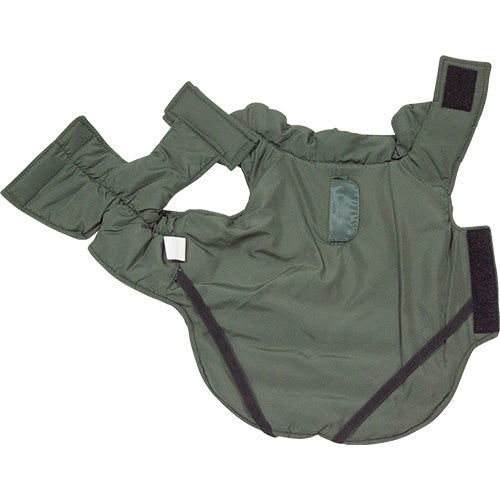 Jack and Vanilla Hondenjas Puffer Groen – Warm, Wasbaar & Met Rits voor Tuigje - Verkrijgbaar in 6 maten