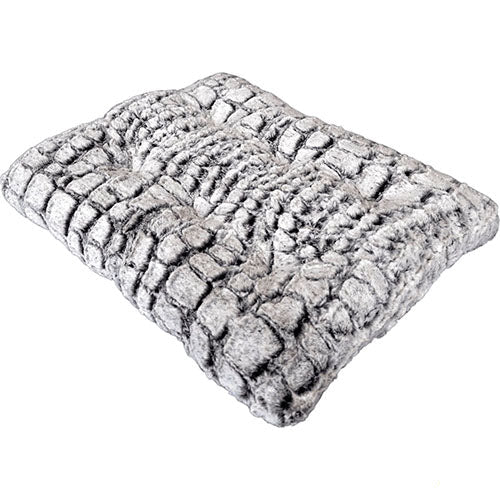 Jack and Vanilla snakeskin kussen grijs