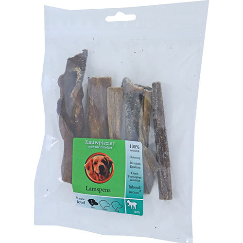 Boon Natuurlijke Snack Lam - Lamspens verkrijgbaar in 80 of 250 gram