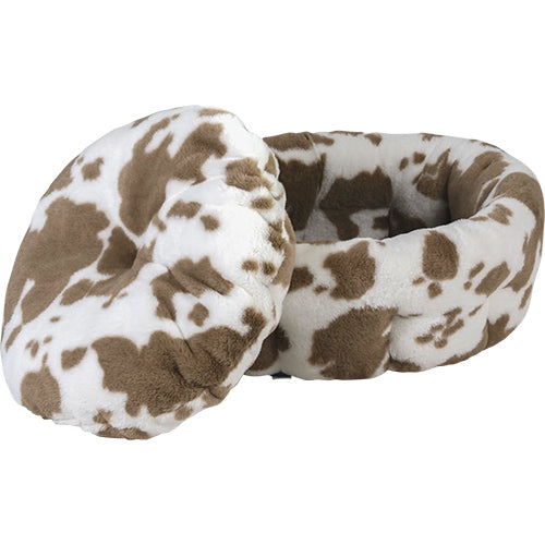 Animal Boulevard Cow Plush Hoge Mand Wit/Mokka - Verkrijgbaar in 2 maten