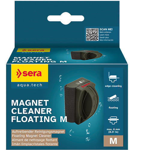 Sera drijvende algenmagneet ruitenreiniger met hoekreiniging XS - S - M - L