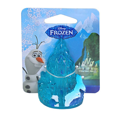 Disney Die Eiskönigin – Mini-Eisschloss-Aquarium-Dekoration – 6,35 x 4,5 x 2,5 cm