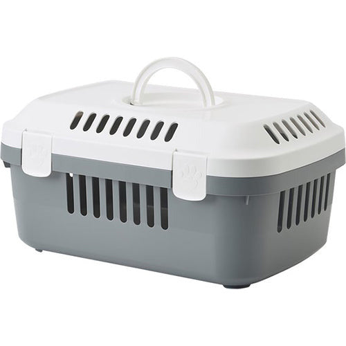 Transport discovery compact - grijs- 49 x 33 x 24 CM - reisbench kleine dieren