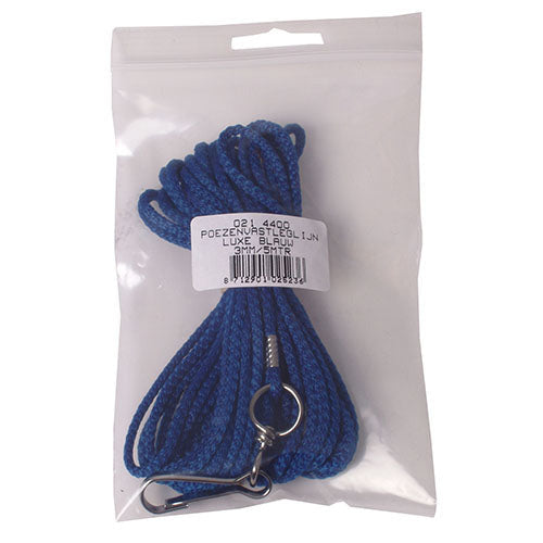 Boony poezen katten vastleglijn 3mm - 5 meter - zwart - blauw - rood