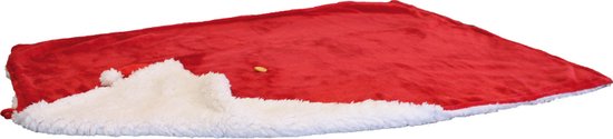 Croci - Kerstdeken met Kerstman - Hondendeken - Kattendeken - 100X70 cm