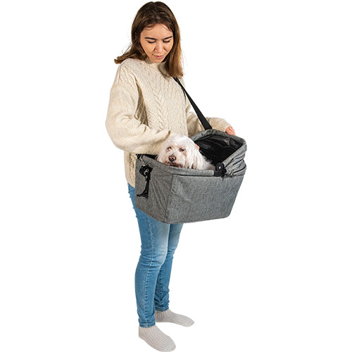 Animal Boulevard Travel Fietsmand & Draagtas Voor Achteraan - Grijs - 32x48x45 cm