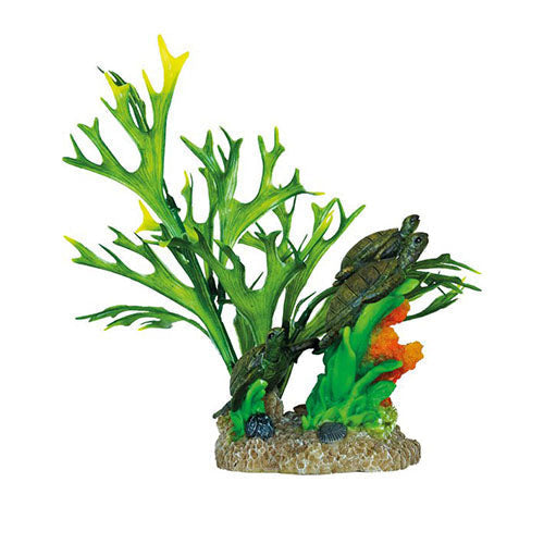 Superfish Deco Garden Turtle - Aquarium Ornament - 14x8x27 cm
