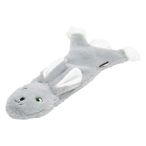 Jack and Vanilla Flatties Honden Knuffel - Knisperend Konijn - Verkrijgbaar in 3 maten