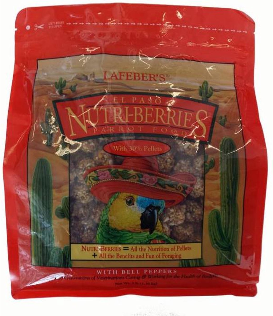 Lafeber Nutri-Berries El Paso - Papegaai 1.36 kg