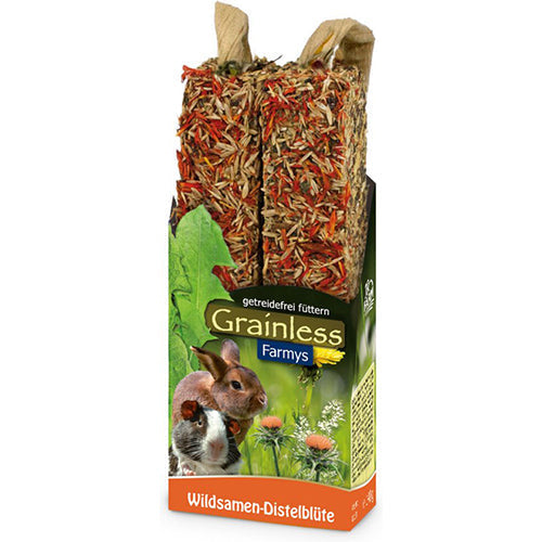 JR Farm Grainless Farmys - wilde zaden/distelbloemen, 140 gram
