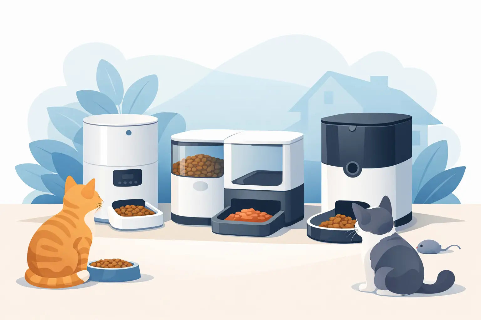 Beste voederautomaten voor katten kiezen