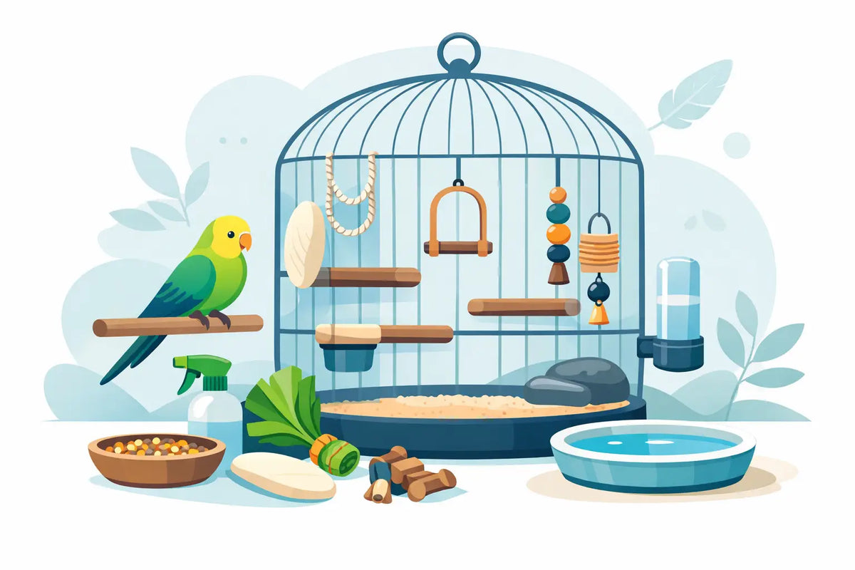 Vogelkooi veilig inrichten: handleiding