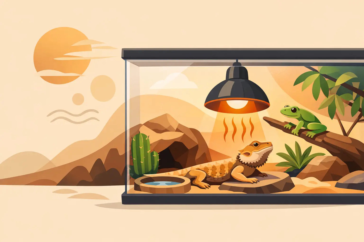 Warmtelamp reptiel terrarium kiezen