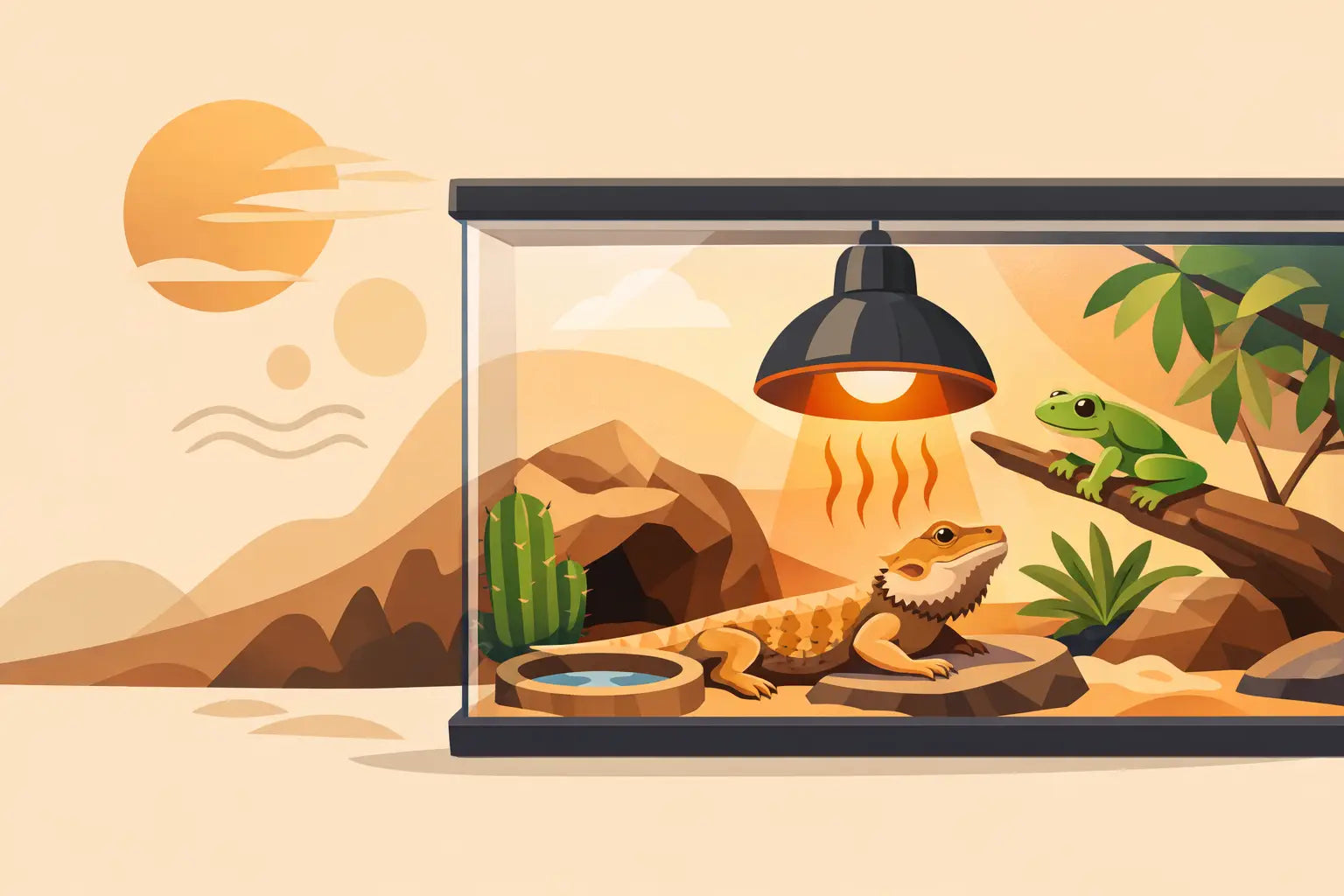 Warmtelamp reptiel terrarium kiezen