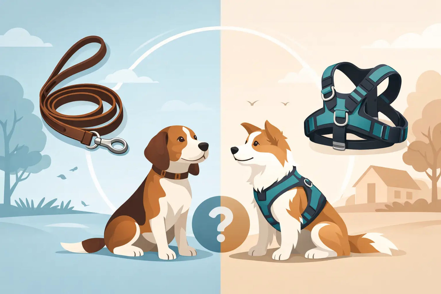 Hondenriem of hondentuig: wat kiest u voor uw hond?
