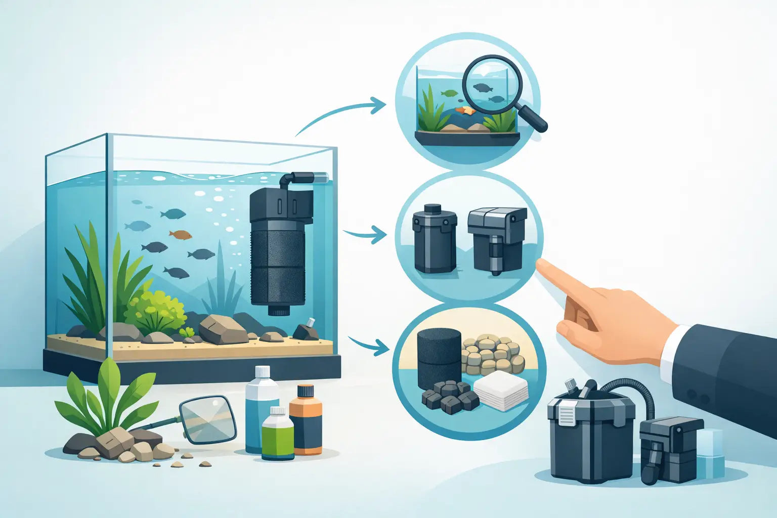 Aquarium filter kiezen: praktisch stappenplan