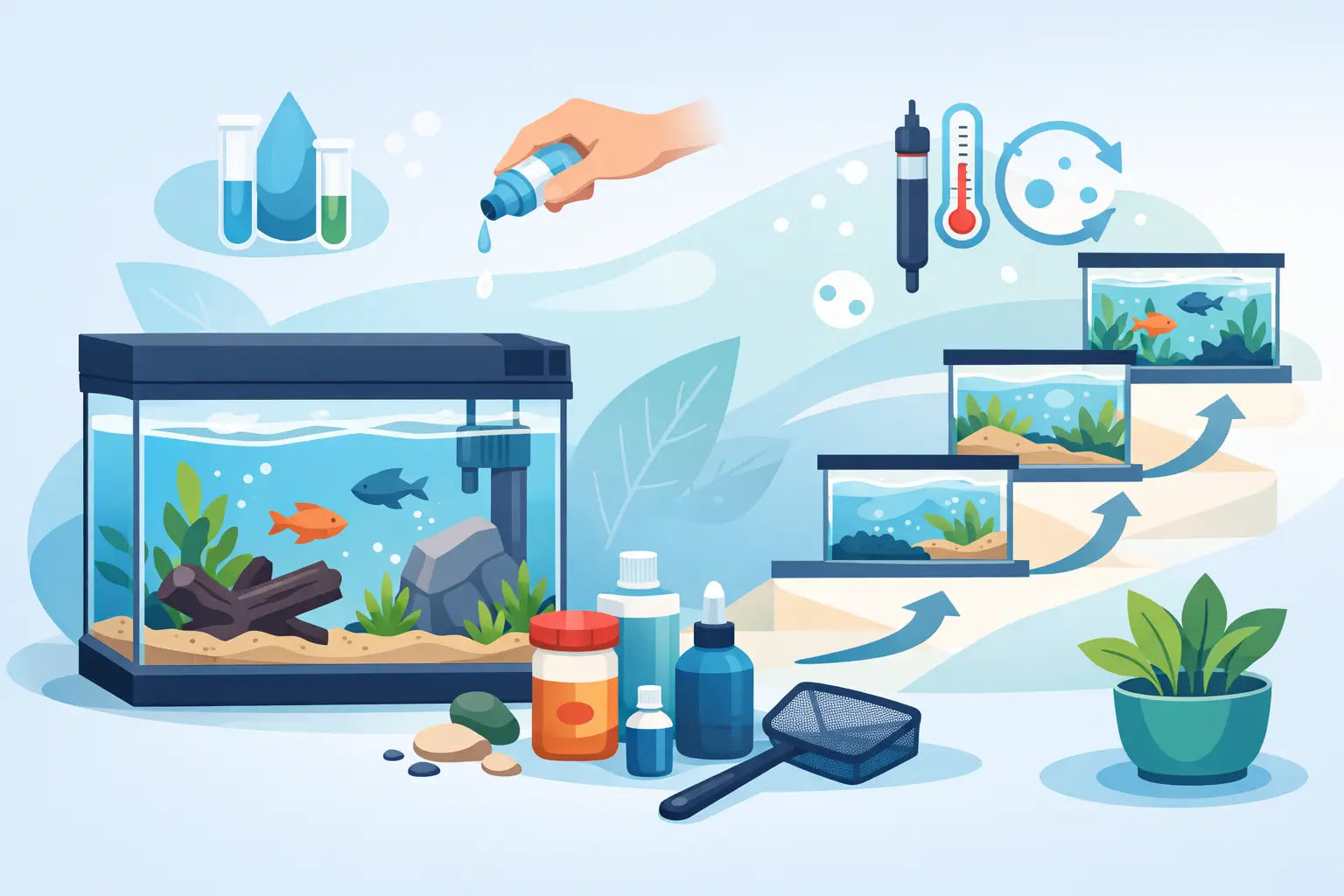 Aquarium opstart stappenplan voor een gezonde start