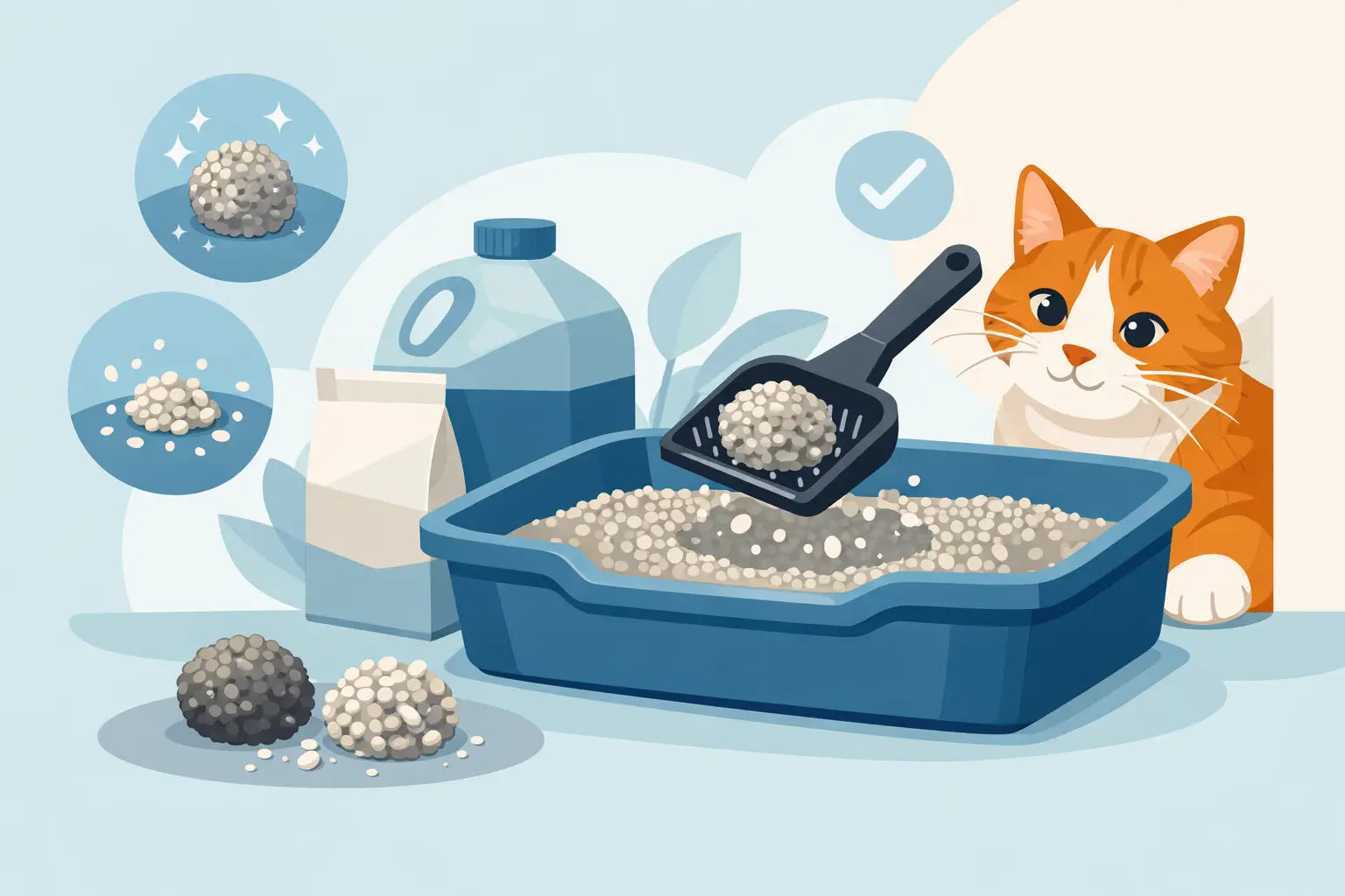 Welke kattenbakvulling klontert het best?