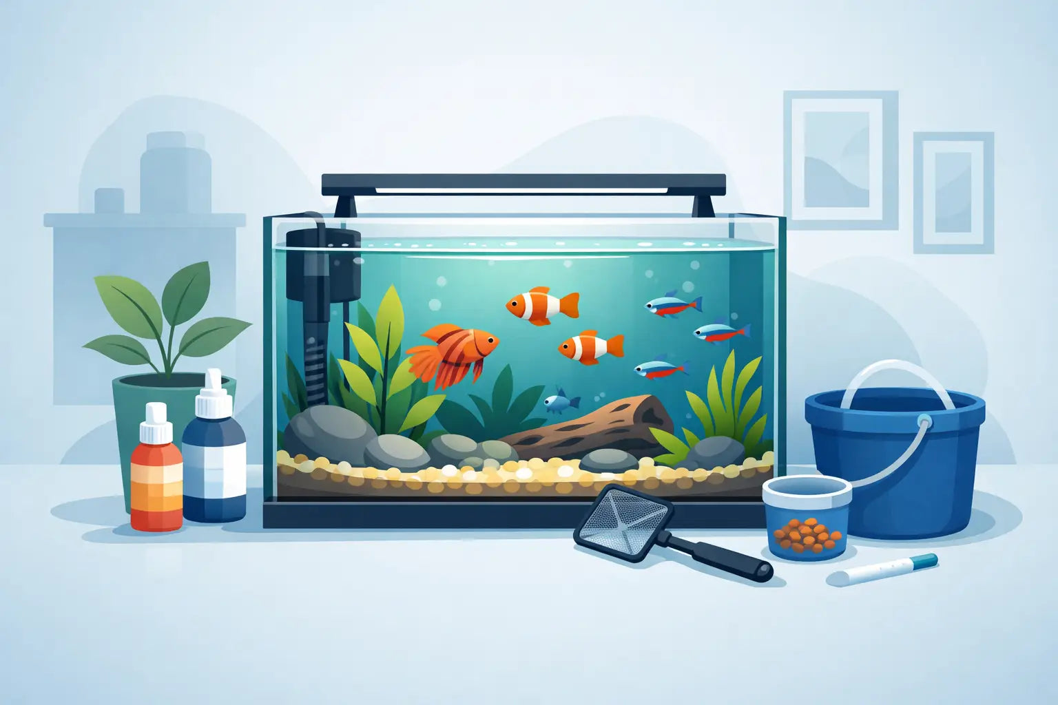 Gids voor zoetwater aquariumstart voor beginners